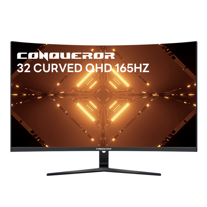 빅트랙 컨커러 QHD 1500R 165Hz 1ms 게이밍 모니터, 80cm, 32CM16501Q(일반) 대표 이미지 - 응답속도 빠른 모니터 추천