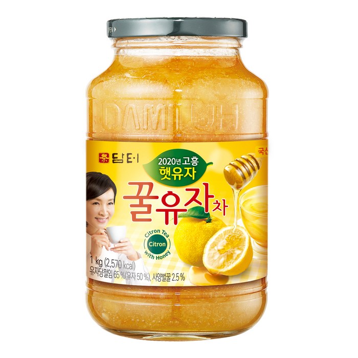 담터 꿀유자차, 1kg, 1개 대표 이미지 - 담터 차 추천