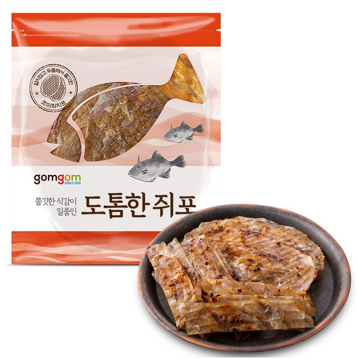 곰곰 쫄깃한 식감이 일품인 도톰한 쥐포, 350g, 1개