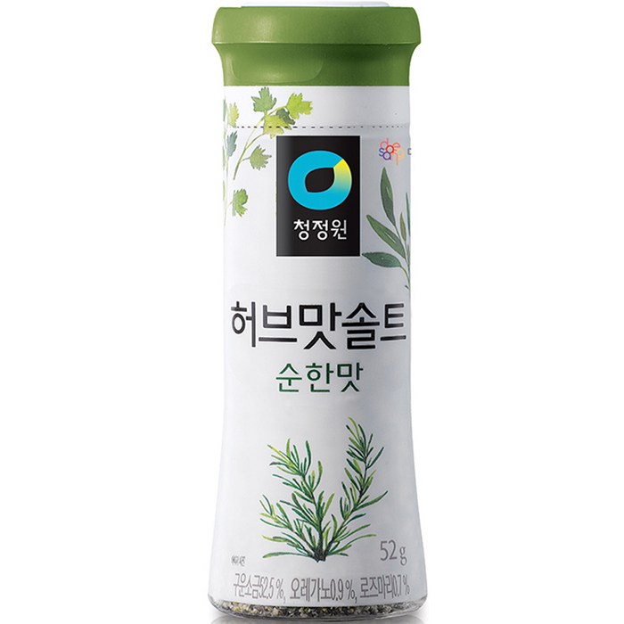 청정원 허브맛솔트 순한맛, 52g, 1개 대표 이미지 - 맛소금 추천