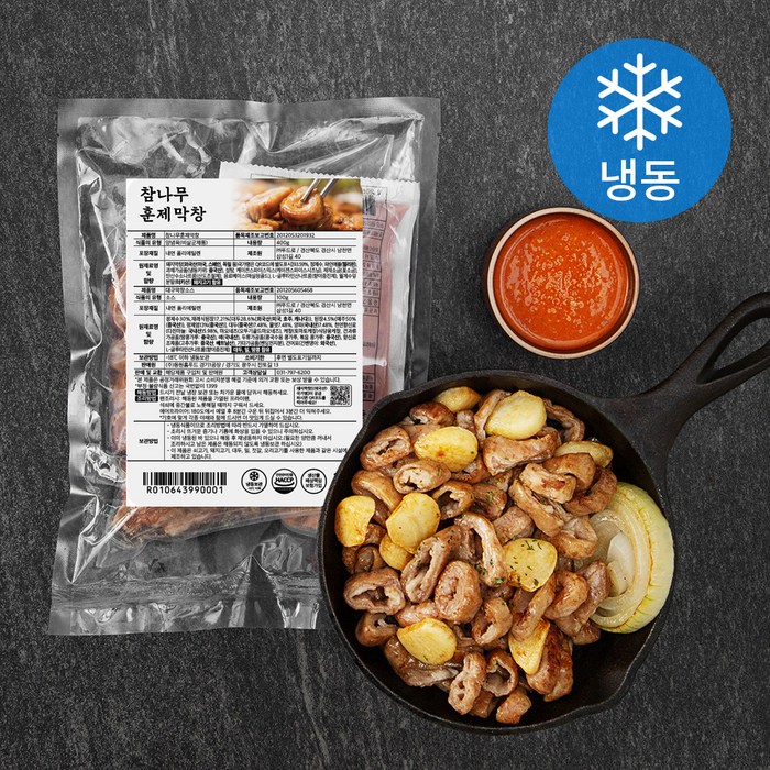 이플원 참나무 훈제막창 400g + 소스 100g (냉동), 1세트 대표 이미지 - 모듬 꼬치 추천