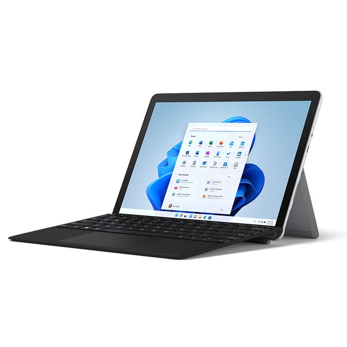 마이크로소프트 Surface Go3 10.5 + 타입커버, 플래티넘(노트북), 블랙(커버), P6500Y, 64GB, 4GB, WIN11 Home, 8V6-00010 대표 이미지 - 서피스 2in1 추천