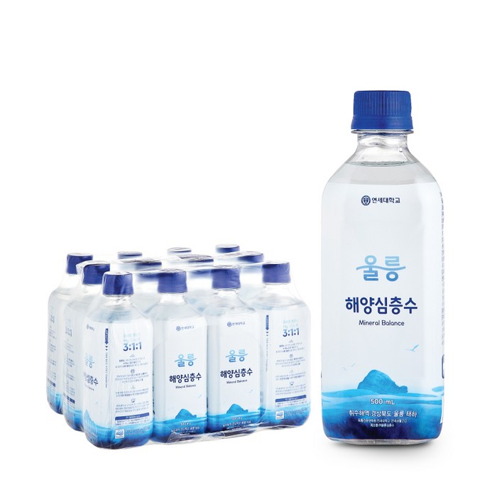 울릉 해양심층수, 500ml, 12개 대표 이미지 - 딥스 해양심층수 추천