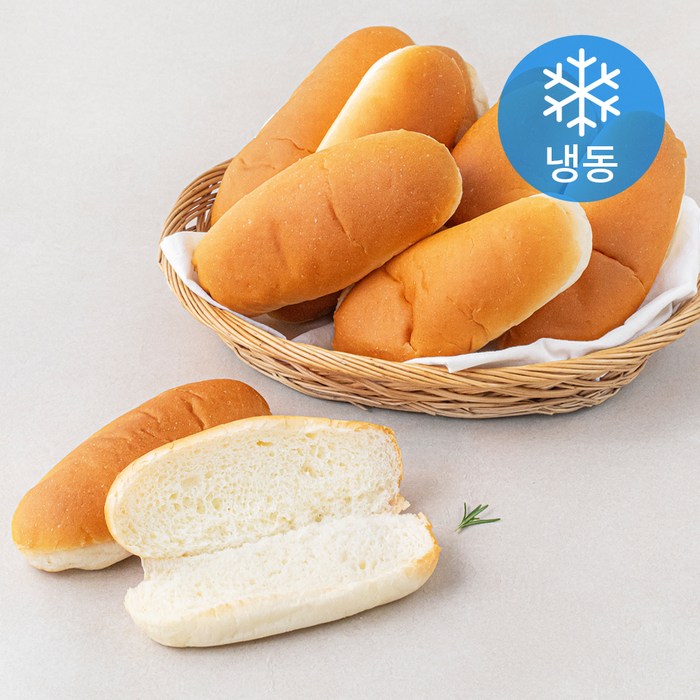 곰곰 핫도그용빵 (냉동), 55g, 20개 대표 이미지 - 휴게소 음식 추천