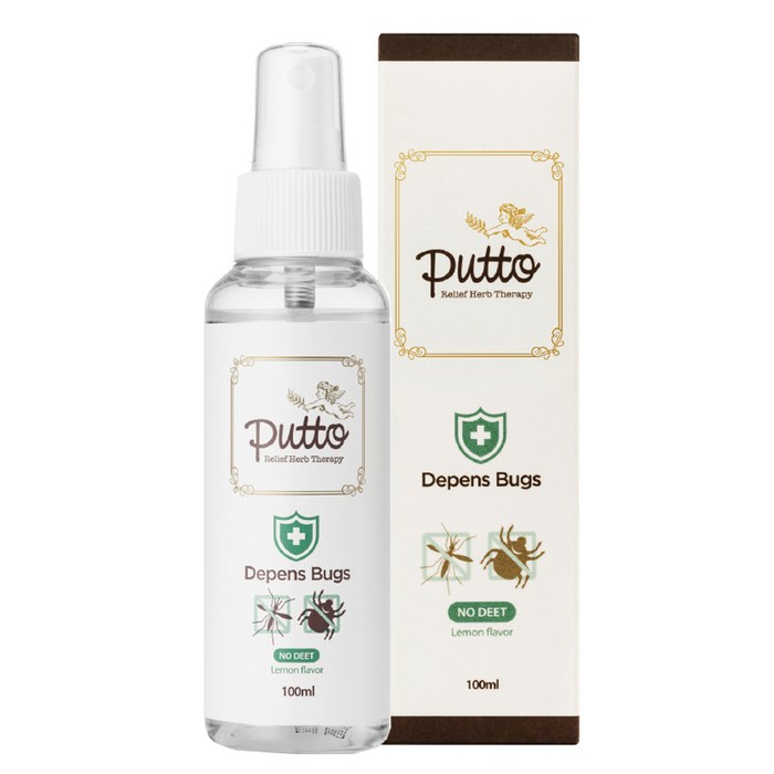 퓨토 디펜스 벅스 레몬향액 벌레기피제, 100ml, 1개 대표 이미지 - 모기향 추천
