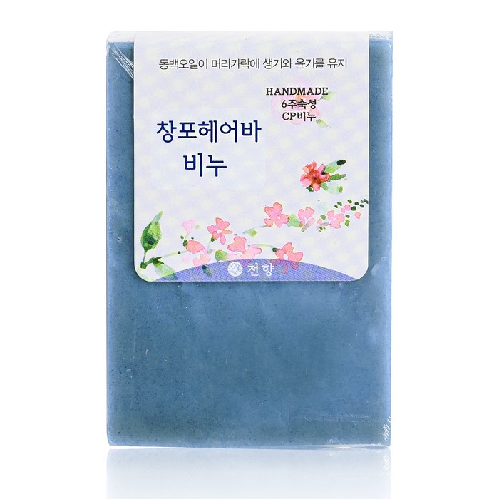 천향 창포헤어바 비누, 110g, 1개 대표 이미지 - 샴푸바 추천