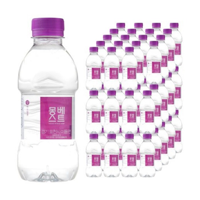 몽베스트 생수, 330ml, 60개 대표 이미지 - 생수 로켓배송 추천