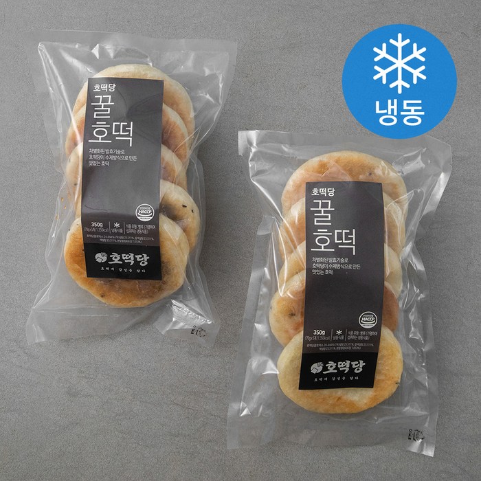 호떡당 꿀호떡 (냉동), 350g, 2팩 대표 이미지 - 배고플때 추천