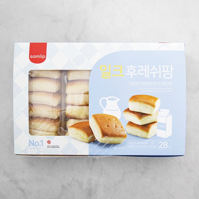 삼립 밀크후레쉬팡, 560g, 1개 대표 이미지 - SPC 빵 추천