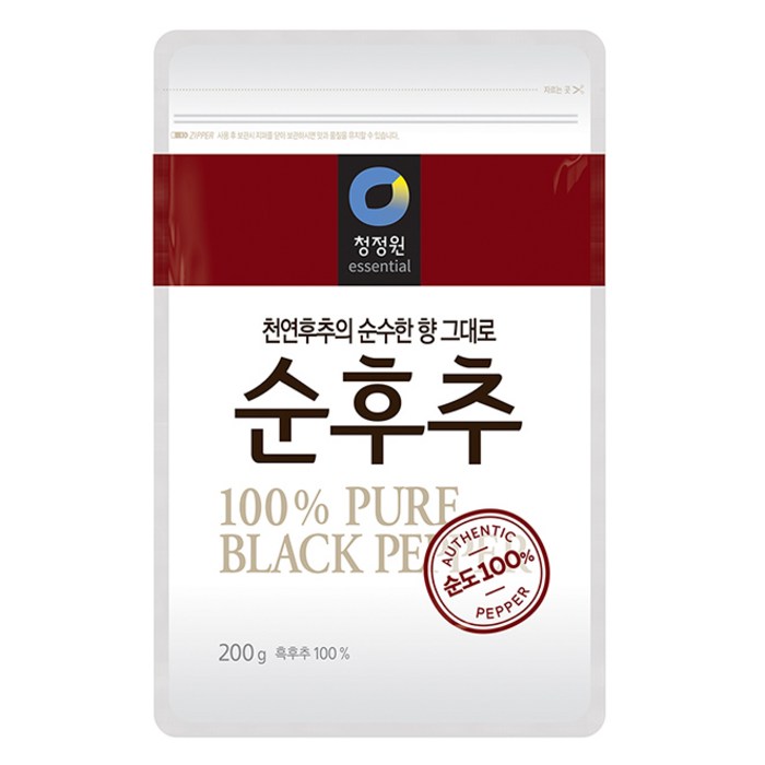 원하프 순후추 청정원, 200g, 1개 대표 이미지 - 후추 추천