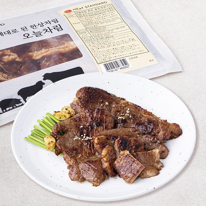 오늘차림 한돈 칼집 양념구이, 1개, 700g 대표 이미지 - 석갈비 추천