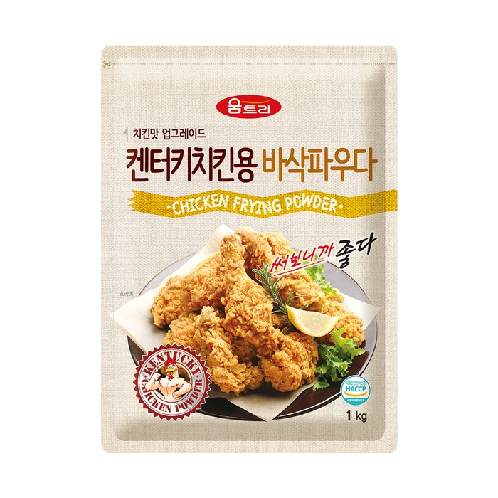 움트리 켄터키 치킨용 바삭 파우다, 1kg, 1개 대표 이미지 - 튀김가루 추천