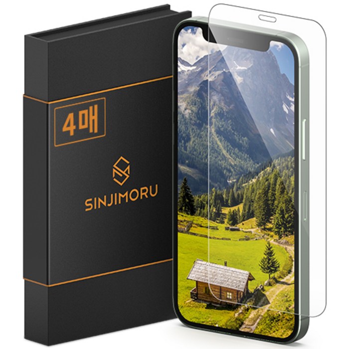 신지모루 강화유리 휴대폰 액정보호필름 2.5D, 4개입 대표 이미지 - 비산방지 필름 추천