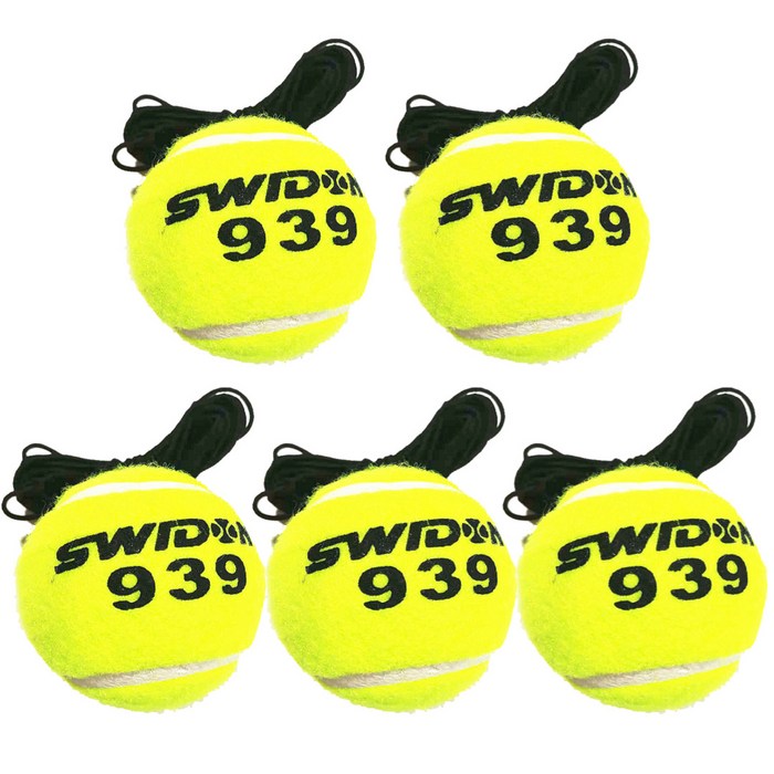 포테가르 셀프 트레이닝 테니스 리턴볼, 형광연두, 5개 대표 이미지 - 라테스민턴 추천