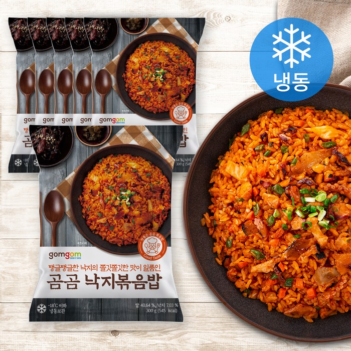 곰곰 낙지볶음밥 (냉동), 300g, 6개 대표 이미지 - 냉동 볶음밥 추천
