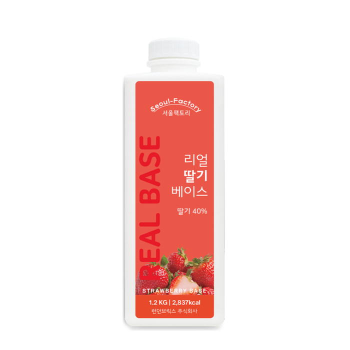 서울팩토리 리얼 딸기 베이스, 1.2kg, 1개 대표 이미지 - 딸기시럽 추천