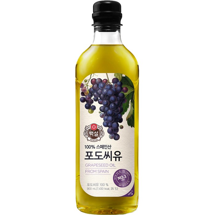 백설 포도씨유, 900ml, 1개 대표 이미지 - 식용유 추천