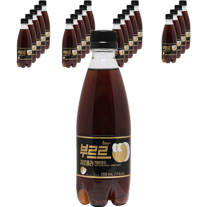 부르르 제로콜라 카페인프리, 350ml, 20개 대표 이미지 - 제로콜라 추천