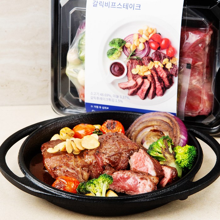 마이셰프 갈릭비프스테이크, 534g, 1개 대표 이미지 - 마이셰프 밀키트 추천