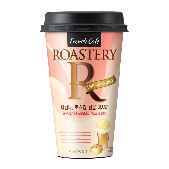 프렌치카페 로스터리 슈크림 라떼, 320ml, 10개 대표 이미지 - 슈크림 라떼 추천