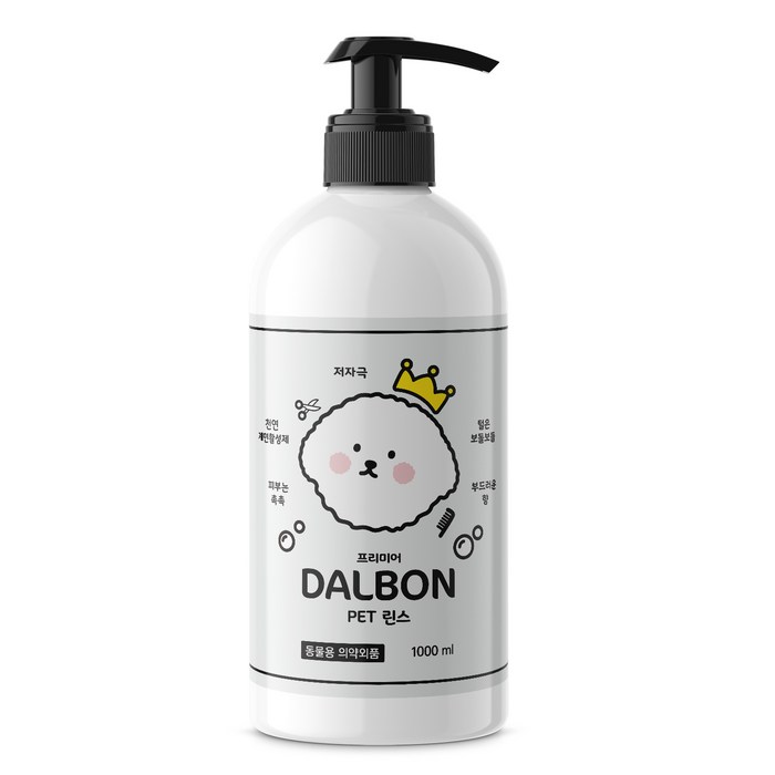 달본 PET 강아지 린스, 1000ml, 1개 대표 이미지 - 강아지 린스 컨디셔너 추천