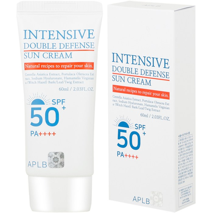 에이플비 인텐시브 더블 디펜스 선크림 SPF50+ PA++++, 60ml, 1개 대표 이미지 - 순한 선크림 추천