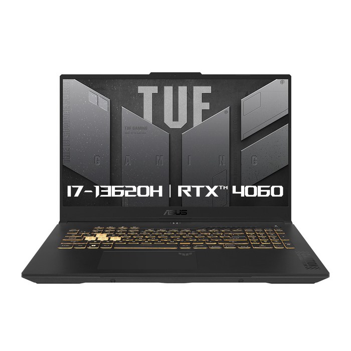 에이수스 2024 TUF 게이밍 F17 인텔코어i7-13620H 지포스 RTX 4060, Mecha Gray, 512GB, 16GB, Free DOS, FX707VV-HX127 대표 이미지 - 시즈모드 노트북 추천