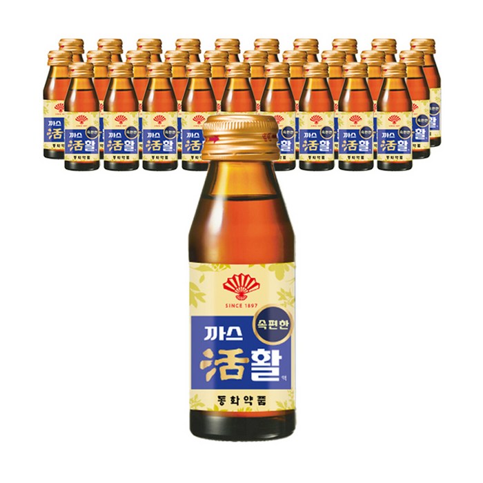 동화약품 부채표 까스활, 75ml, 30개 대표 이미지 - 체했을때 추천