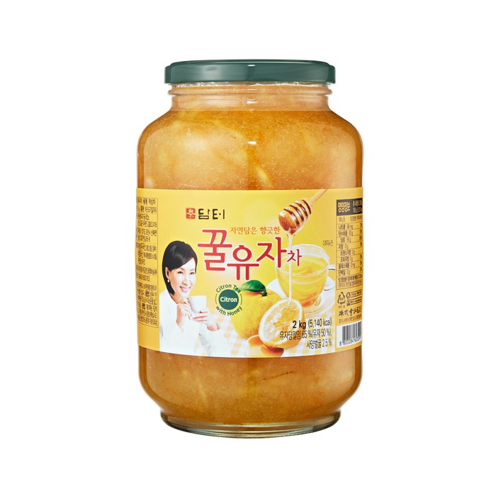 담터 꿀유자차, 2kg, 1개 대표 이미지 - 담터 차 추천