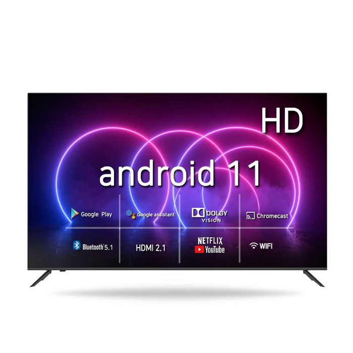 시티브 구글 안드로이드 스마트 HD TV, 80cm, Z3205GSMT, 스탠드형, 자가설치 대표 이미지 - 소형 TV 추천