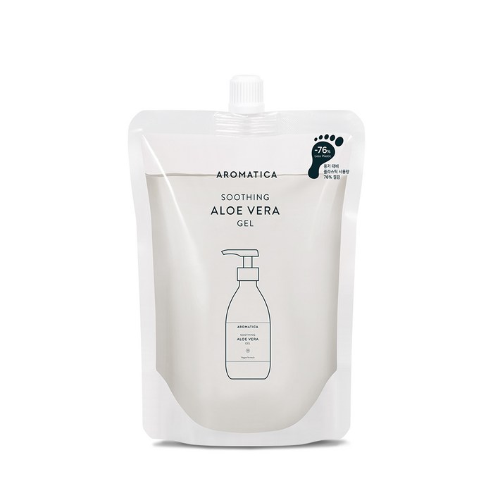 아로마티카 알로에 베라 젤 리필, 500ml, 1개 대표 이미지 - 땀띠 추천