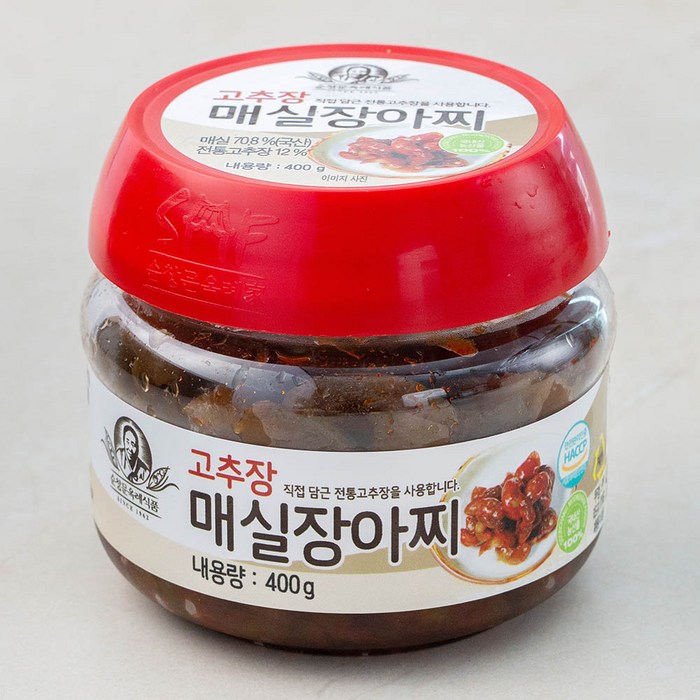 순창문옥례식품 고추장 매실장아찌, 400g, 1개 대표 이미지 - 명이나물 반찬 추천