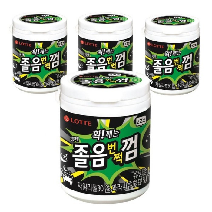 롯데 졸음깨는 껌, 87g, 4개 대표 이미지 - 입가심 추천