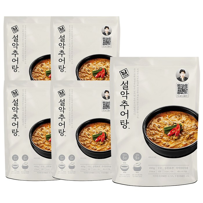 남가네설악추어탕, 450g, 5개 대표 이미지 - 해장 추천