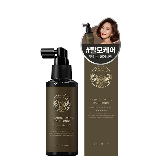 테라픽 프리미엄 토탈 헤어토닉, 160ml, 1개 대표 이미지 - 헤어토닉 추천