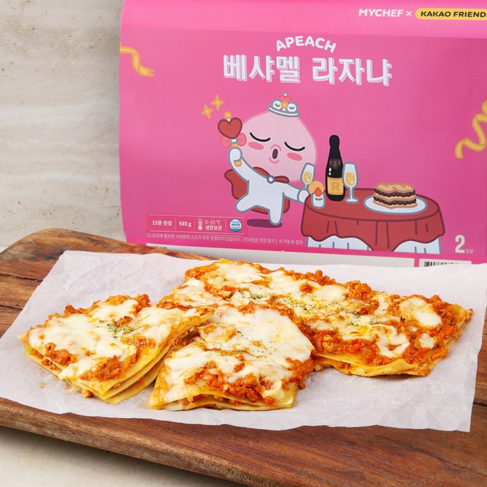 MYCHEF APEACH 베샤멜 라자냐, 685g, 1개 대표 이미지 - 양식 밀키트 추천