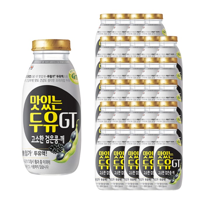 남양유업 맛있는 두유 GT 고소한 검은콩깨 병, 200ml, 30개 대표 이미지 - 연세대 추천