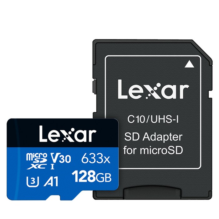렉사 High-Performance microSDXC UHS-I 633배속 메모리카드, 128GB 대표 이미지 - 렉사 SD카드 추천