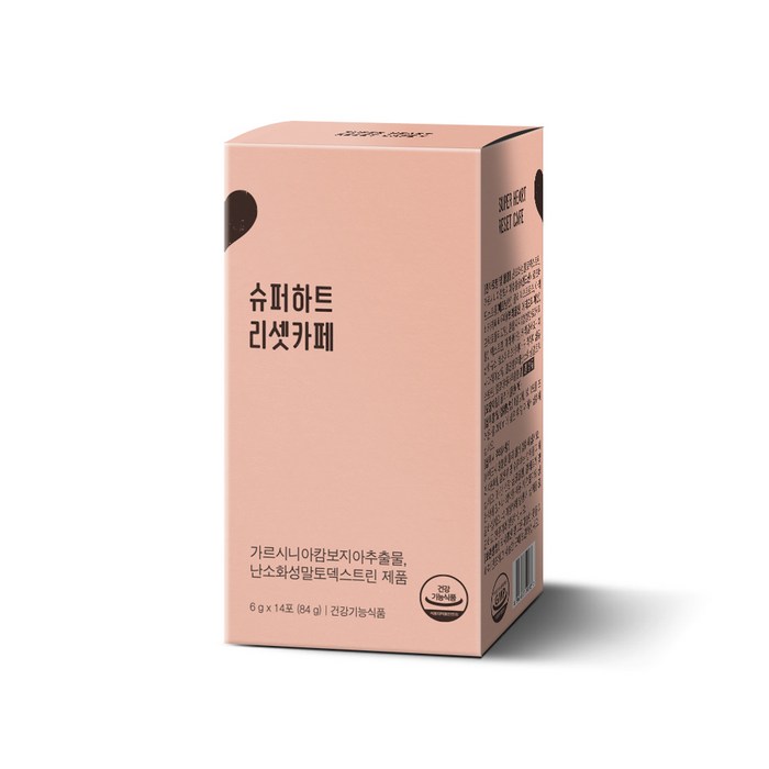 슈퍼하트 리셋카페 다이어트 커피, 6g, 14박스 대표 이미지 - 다이어트 아메리카노 추천