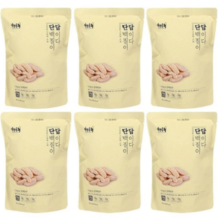 자연공유 단백질이 답이다 과자 오리지널, 50g, 6개 대표 이미지 - 먹태 과자 추천