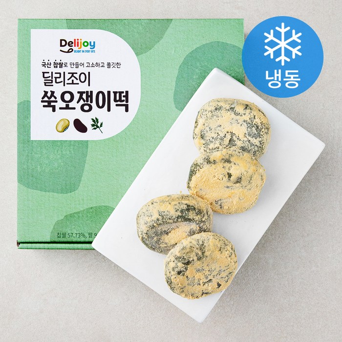 딜리조이 쑥오쟁이떡 (냉동), 60g, 20개입 대표 이미지 - 오쟁이 추천