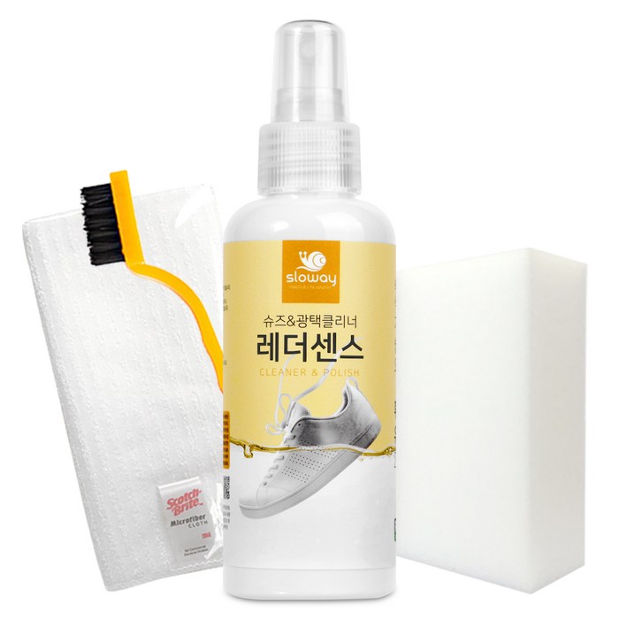 슬로웨이 레더센스 슈즈클리너, 1개, 150ml 대표 이미지 - 신발 티슈 추천