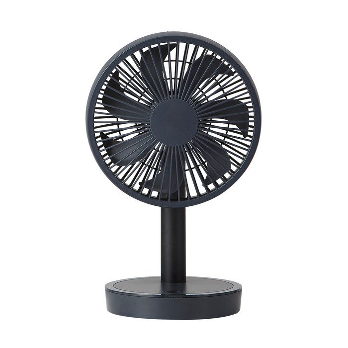 르젠 충전식 무선 탁상용 휴대용 선풍기, LZMF-S300, 네이비 대표 이미지 - 휴대용 선풍기 추천