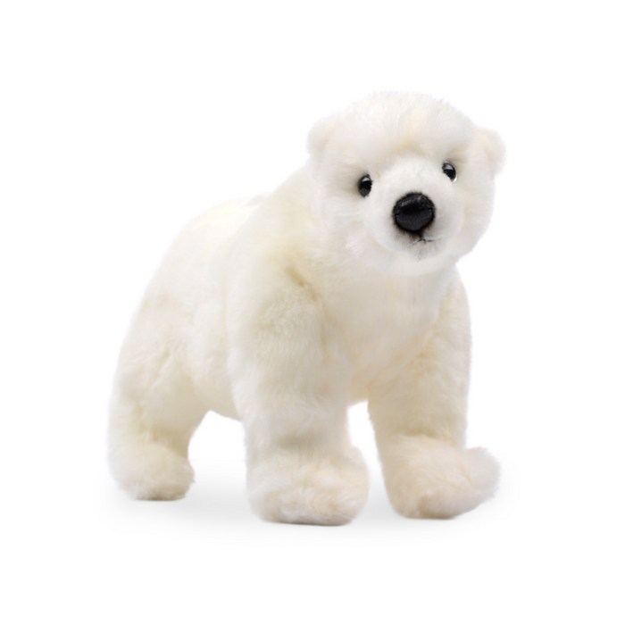 한사토이 동물인형 4768 북극곰4호 Bear Polar Standing, 14cm, 흰색 대표 이미지 - 북극곰 인형 추천