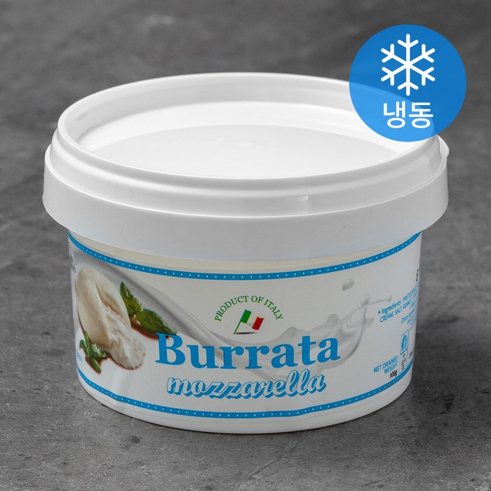 유로포멜라 모짜렐라 부라타 치즈 (냉동), 100g, 1개 대표 이미지 - 부라타 치즈 추천