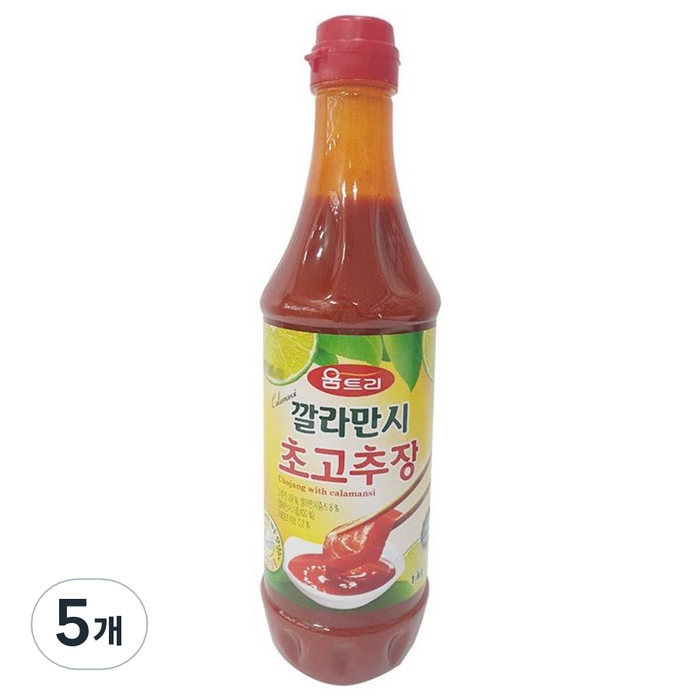 움트리 깔라만시 초고추장, 1kg, 5개 대표 이미지 - 초밥 추천