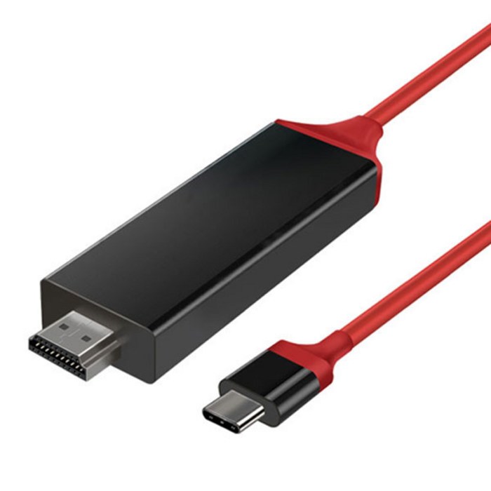 셀인스텍 썬더볼트3 TYPE C TO HDMI 케이블 2m, CH60C 대표 이미지 - 썬더볼트3 추천