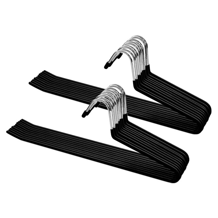 네이쳐리빙 논슬립 코팅 1단 바지걸이, 블랙, 20개 대표 이미지 - 바지걸이 추천