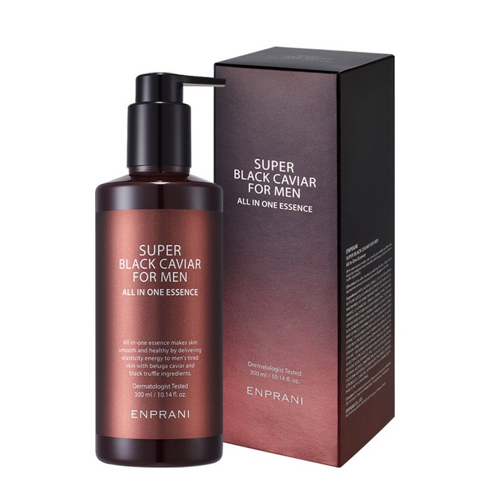 엔프라니 수퍼 블랙 캐비어 포맨 에센스 올인원, 300ml, 1개 대표 이미지 - 올인원 포맨 추천