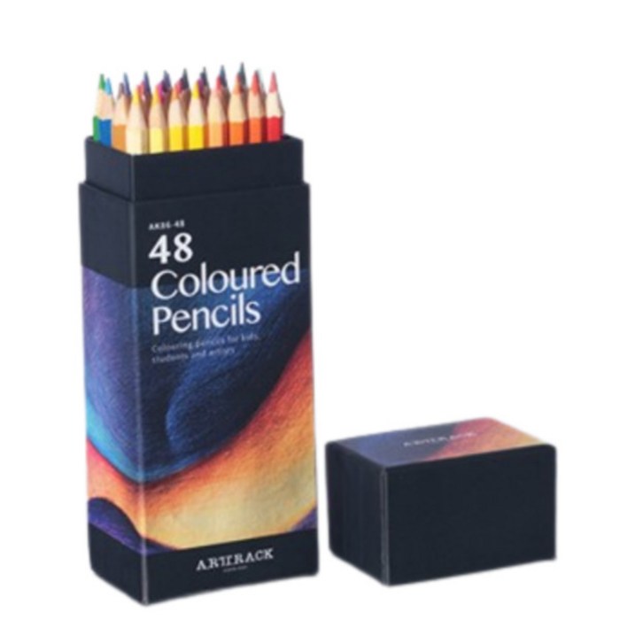 퍼플빈 전문가용 고급 색연필, 48색, 1개 대표 이미지 - 고급 색연필 추천